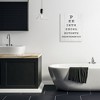 Stupell Industries Bathroom Seeing Eye Chart Pee In the Bowl Phrase - 2 of 4