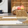 Entryway Runner Rug – Modern Checkered Washable Stain-Resistant Non-Slip Minimalist Plaid Carpet for Hallways Kitchen Laundry. - 4 of 4