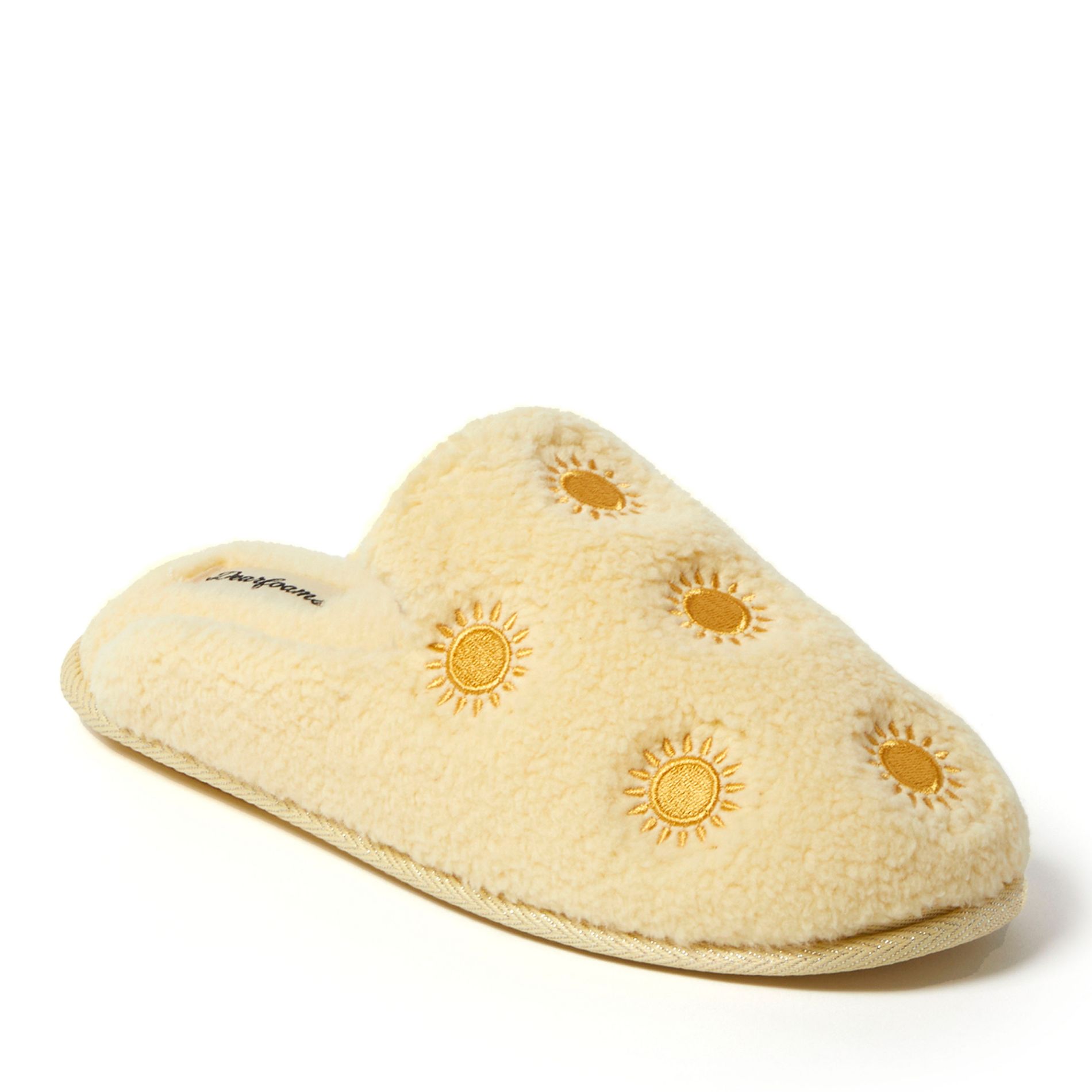 Dearfoams Women's Tab Scuff Slipper