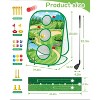 TITQWOP 4-in-1 Sticky Golf Games Set for Kids&Adults – Golf Putting Mat,Chipping Net,Cornhole Board&Retractable Club,Indoor/Outdoor Practice Toy - 3 of 4