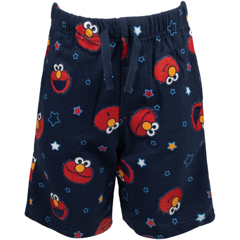 Sesame Street Elmo Cookie Monster T-Shirt and Shorts Outfit Set Infant to Toddler, 4 of 9