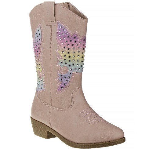 Pink cowgirl sale boots target