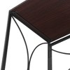 Breighton Home Nova Folding Desk in Espresso/Black - 4 of 4