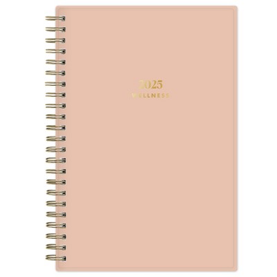 The Everygirl Planner January - December 2025 5"x8" Weekly/Monthly Wirebound Solid Desert Rose