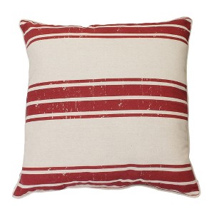 Dolly Farm Oversize Square Throw Pillow Red - Décor Therapy
