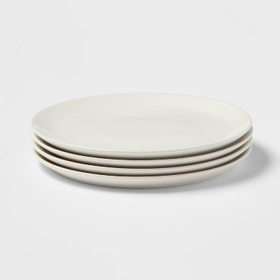 10" 4pk Stoneware Acton Dinner Plates White - Threshold™