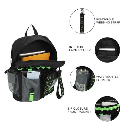 Godzilla The King Of The Monsters Adult Black 18.5" Utility Backpack — фото 4