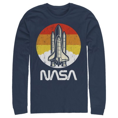 Men's NASA Sunset Retro Launch Long Sleeve Shirt