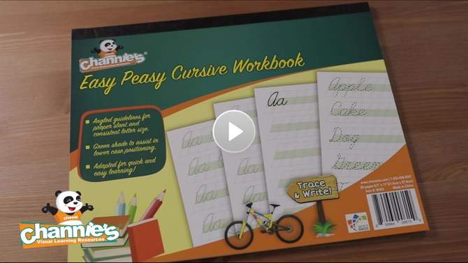 Channie's Easy Peasy Cursive Workbook, 2 of 7, play video