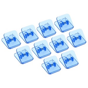 Unique Bargains Multifunctional Office Picture Paper Square Bag Clip 10 Pcs - 1 of 4