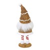 Ganz 6.0 Inch Gingerbread Gnome Icing Marshmallows Gnome Figurines - 3 of 3