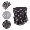 Unique Bargains Sunscreen Stars Pattern Face Scarf Mask Black Gray 1 Pc - 3 of 4