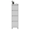 Anybear 4 Drawer Metal Locking Vertical File Cabinet on Wheels for Home & Office - 4 of 4