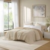 Solid Color Breathable Cooling Comforter, Ultra Soft Premium Cozy Textile Lightweight Reversible Bed Blanket for Hot Season, Linen, King/Cal King - 2 of 4