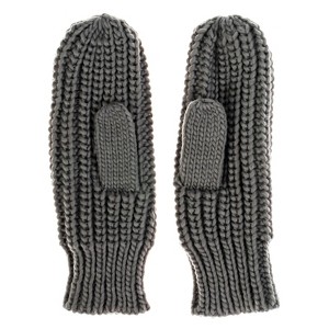 French Connection Women's Fashion Cable Knit Mittens For Winter - 1 of 4