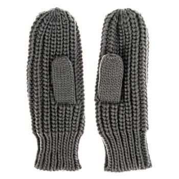 French Connection Women's Fashion Cable Knit Mittens For Winter