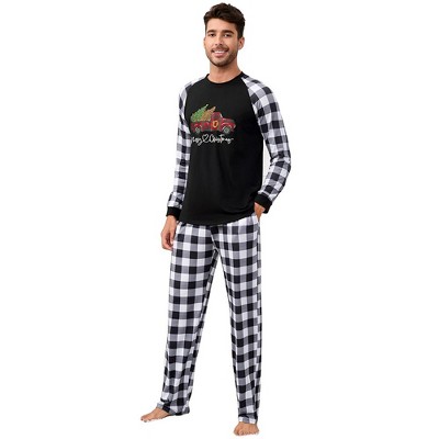 Christmas Pajamas for Family Pjs Matching Sets PlaidShirts Pants Sleepwear Nightwear Women Men Kids