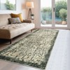 Washable Modern Abstract Rug Non Slip Low Pile Rug Soft Contemporary Throw Floor Cover Foldable Indoor Carpet for Living Room Bedroom - 2 of 4