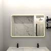 Vynxaria 60" x 36" Dimmable LED Wall Bathroom Vanity Mirror: Eco-Friendly Elegance with Anti-Fog Technology - 3 of 4