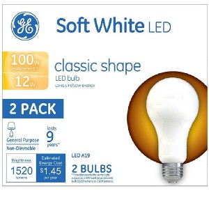 GE Lighting 93109188 A19 LED E26 (Medium) Bulb, White - 1 of 1