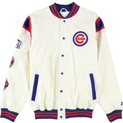 STARTER Mens Cubs World Series Champions Varsity Jacket