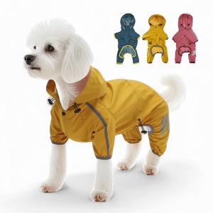 Unique Bargains Reflective Dog Raincoat 1 Pc - 1 of 4