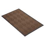 2'x3' Solid Diamond Doormat Brown/Black - HomeTrax