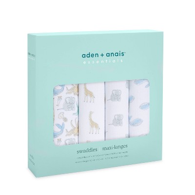 Natural History Cotton Muslin Swaddle Blankets Set - 44" x 44"