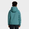 Boys' High Pile Fleece Lined Full Zip Hoodie - All In Motion™ - 2 of 3