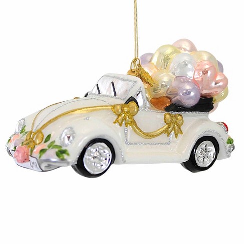 Huras Family 3.0 Inch Wedding Convertible Ornament Balloons Automobile ...