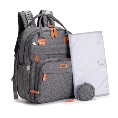 BabbleRoo Polyester Diaper Bag Backpack for Stylish Parents, Spacious Baby Bag, Versatile Baby Diaper Bag