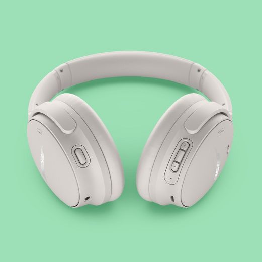 Bose beige over-ear headphones