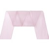 INSPIRE CHIC Women Pleated Pure Chiffon Long Solid Color Semi Sheer Stretchy Neck Scarves 1Pc - 4 of 4
