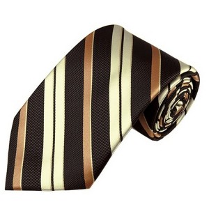 Men's Stripe 3.35 Inch Wide And 58 Inch Long Woven Neckties - 1 of 4