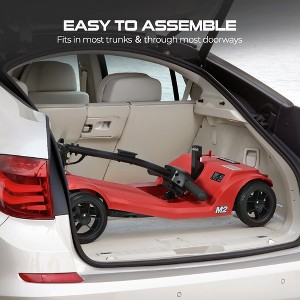 TinyHomie 4 Wheel Mobility Scooter 16 20mile Range Lithium Battery 330lbs LED Lights Red M2 RED 22 5L - 1 of 4