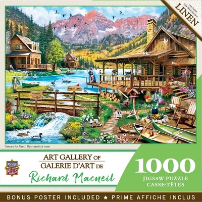 MasterPieces Art Gallery Puzzles Collection - Canoes for Rent 1000 Piece Jigsaw Puzzle