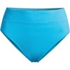 Lands' End Women's Chlorine Resistant High Leg High Waisted Bikini Swim Bottoms - 3 of 4