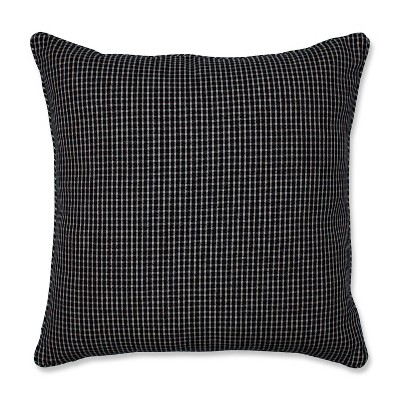 Roe Licorice Oversize Square Floor Pillow Black - Pillow Perfect