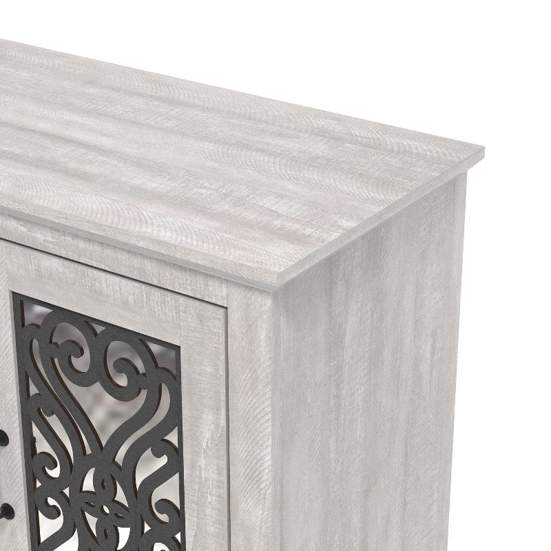 Galano Calidia Accent Cabinet with 2 Doors in Knotty Oak, Dusty Gray Oak, 5 of 14