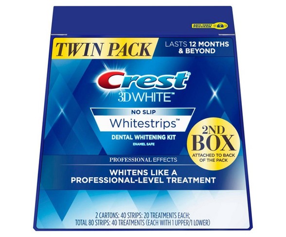 Crest 3D Whitestrips Professional Effects Teeth Whitening Kit - 40ct