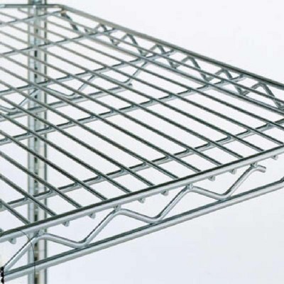 Quantum Storage Systems Wire Shelf, 36"W X 18"D, 600 - 800 Lb. Capacity, Chrome Plated Finish, Nsf