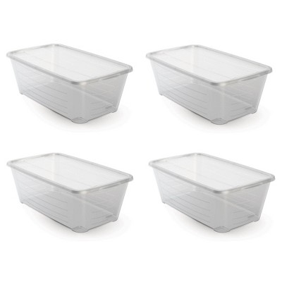 clear plastic shoe boxes