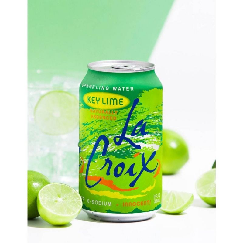LaCroix Sparkling Water Key Lime - 8pk/12 fl oz Cans, 4 of 8