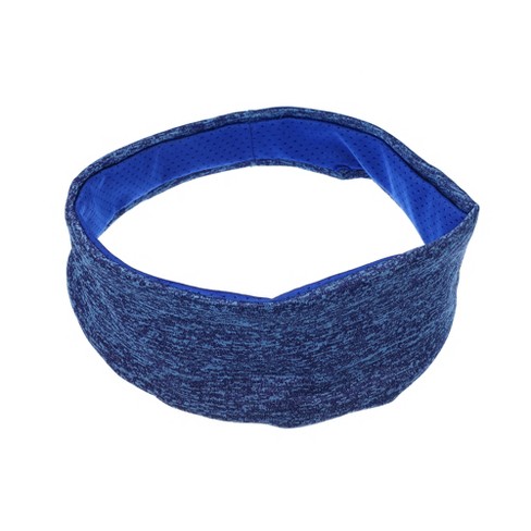 Unique Bargains Stretchy Soft Sweat Wicking Yoga Headband Sweatband For Men  Women 1 Pcs Dark Blue : Target