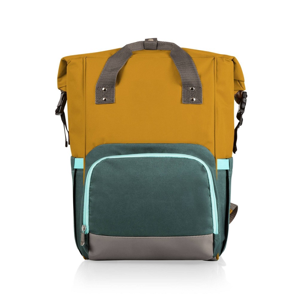 Picnic Time On The Go Roll Top 34.65qt Cooler Backpack - Black