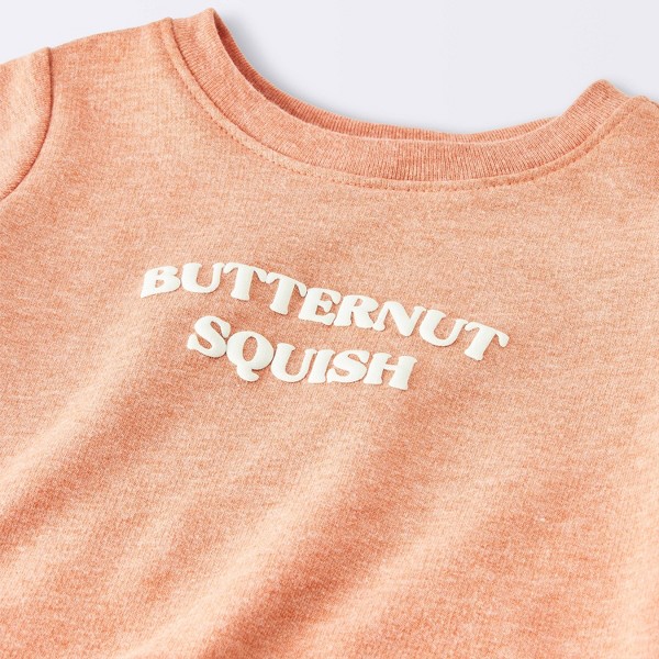 Conjunto de Bebé de Manga Corta y Pompis Butternut Squish - Cloud Island™ Melón Naranja 3