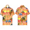 LA LEELA Men's Hawaiian Shirts Short Sleeve Button Down Shirt Mens Summer Shirts Casual Vacation Hawaii Island Shirts for Men Funny - 4 of 4