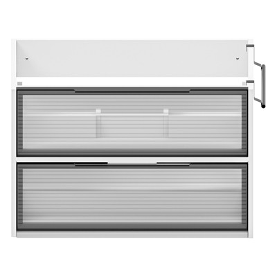 24 in. W x 18 in. D x 20 in. H Bathroom Vanity in White without Sink