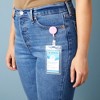 Juvale 100 Pack Retractable Badge Reel, ID Holders for Nurses and Teachers, Office Supplies, 10 Colors (26.5 In) - 2 of 4