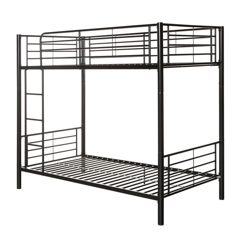 Twin Over Twin Analise Metal Bunk Bed - Saracina Home, 4 of 11